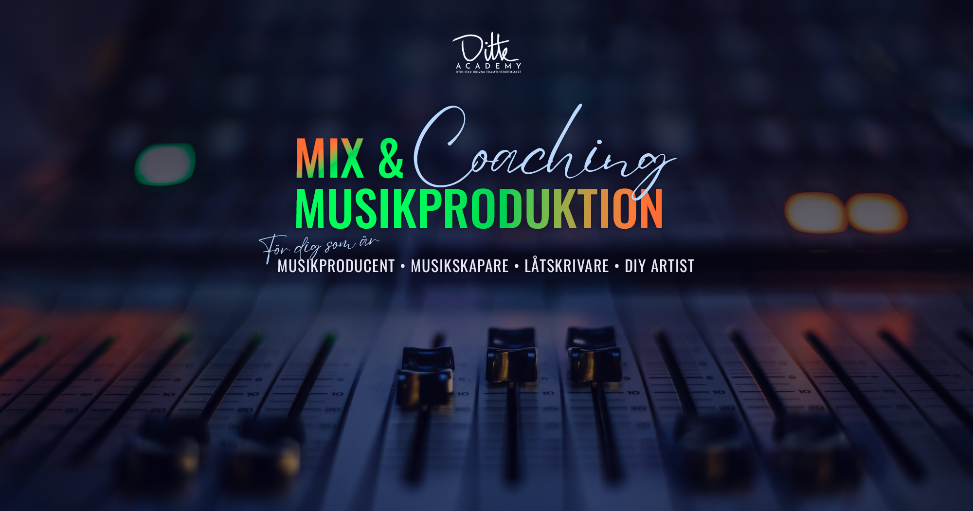 Mix och musikproduktion coaching